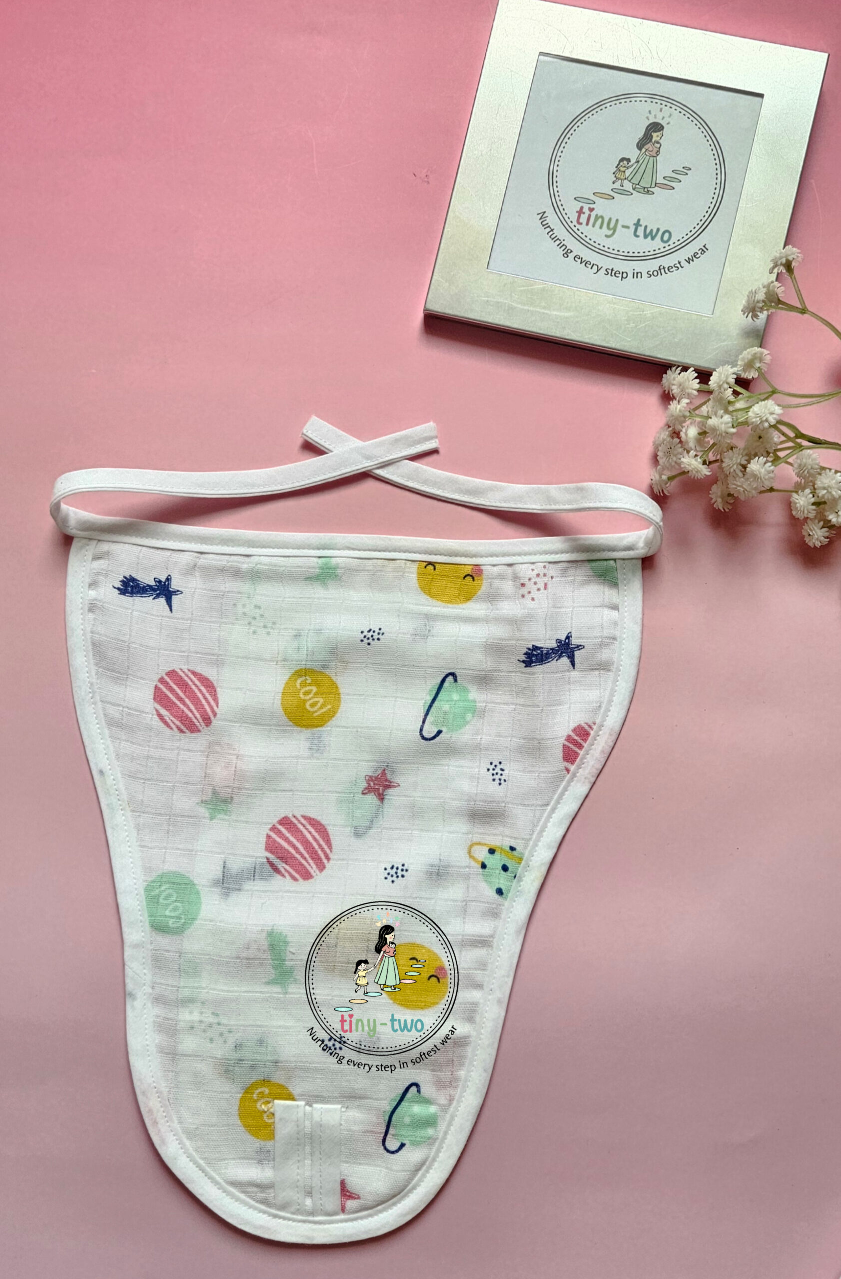 Pure Muslin Cotton Nappies (Langot)(Set of 5)