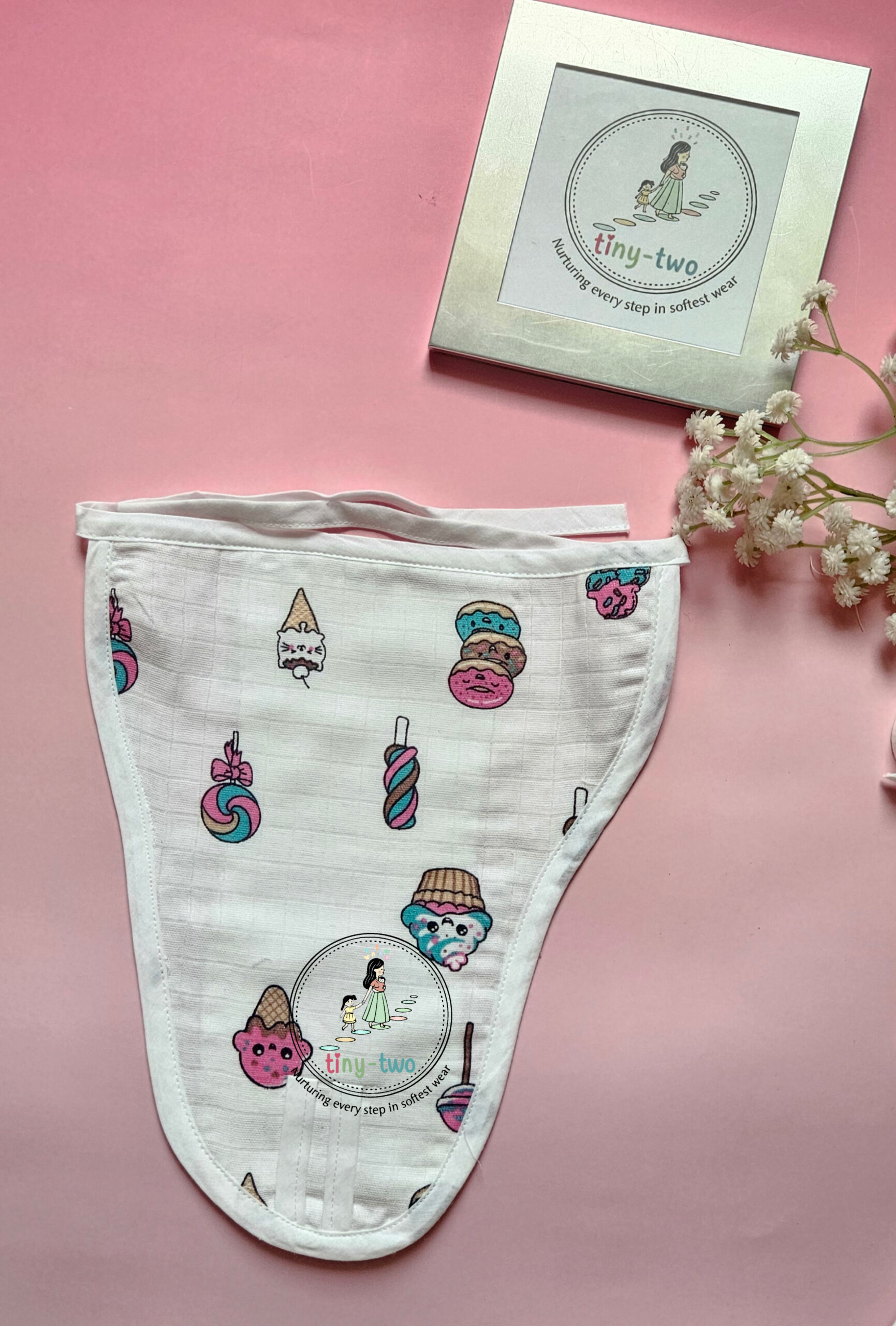 Pure Muslin Cotton Nappies (Langot)(Set of 5)