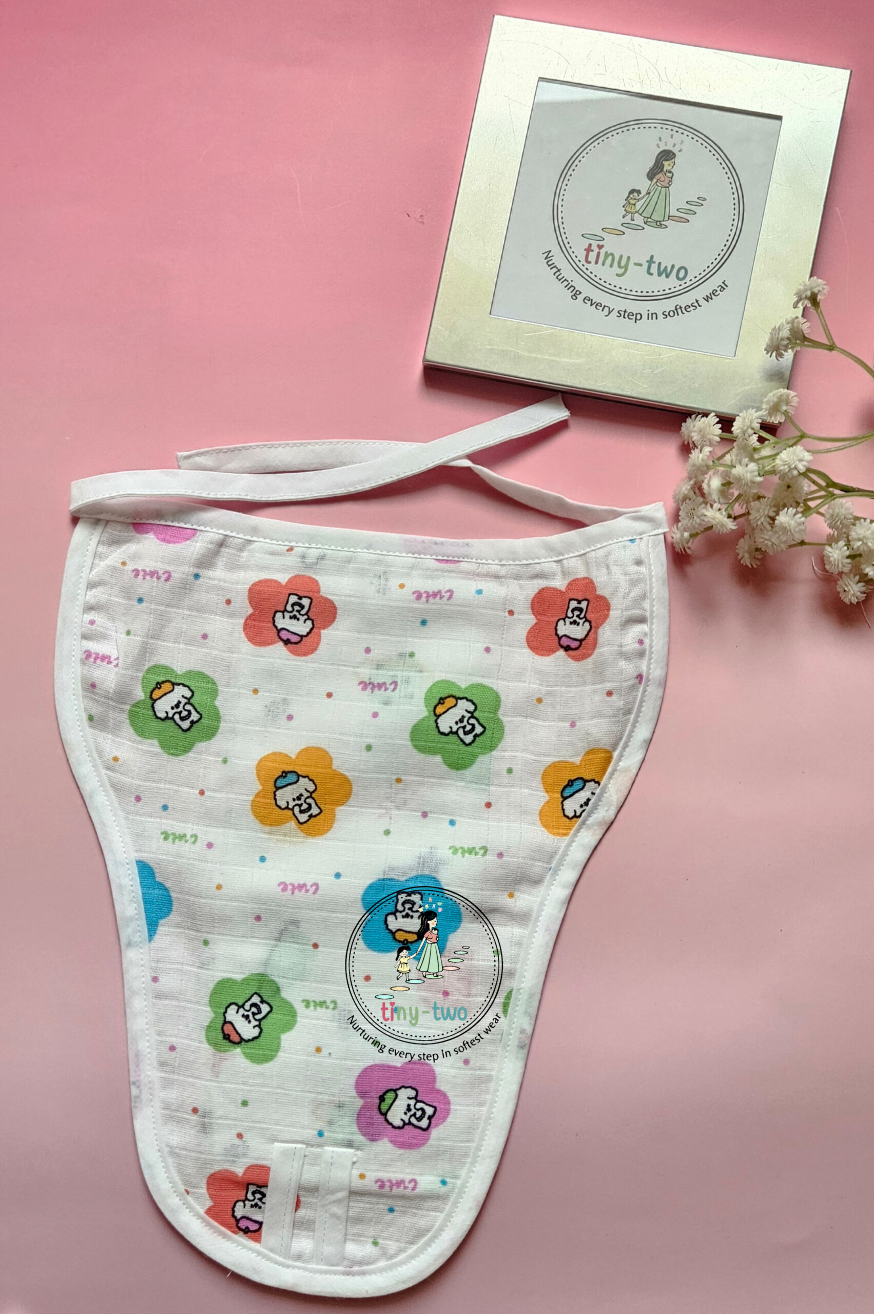 Pure Muslin Cotton Nappies (Langot)(Set of 5)