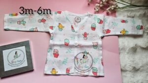 Desert Cactus Organic Muslin Full-Length Pyjama Set