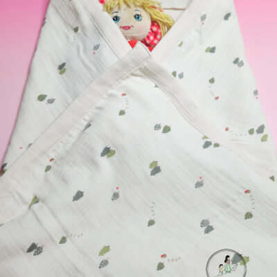 InShot_20260223_235349120.jpg Ultra-Soft 4-Layer Muslin Hooded Towel for Newborns & Toddlers