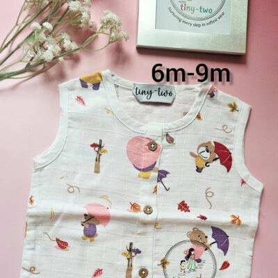 Premium Aero Muslin Jabla for Babies (6–9 Months)-4