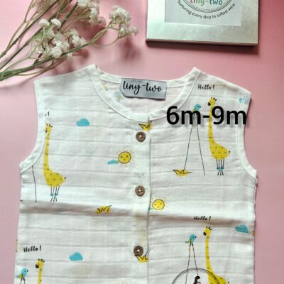 Premium Aero Muslin Jabla for Babies (6–9 Months)-6