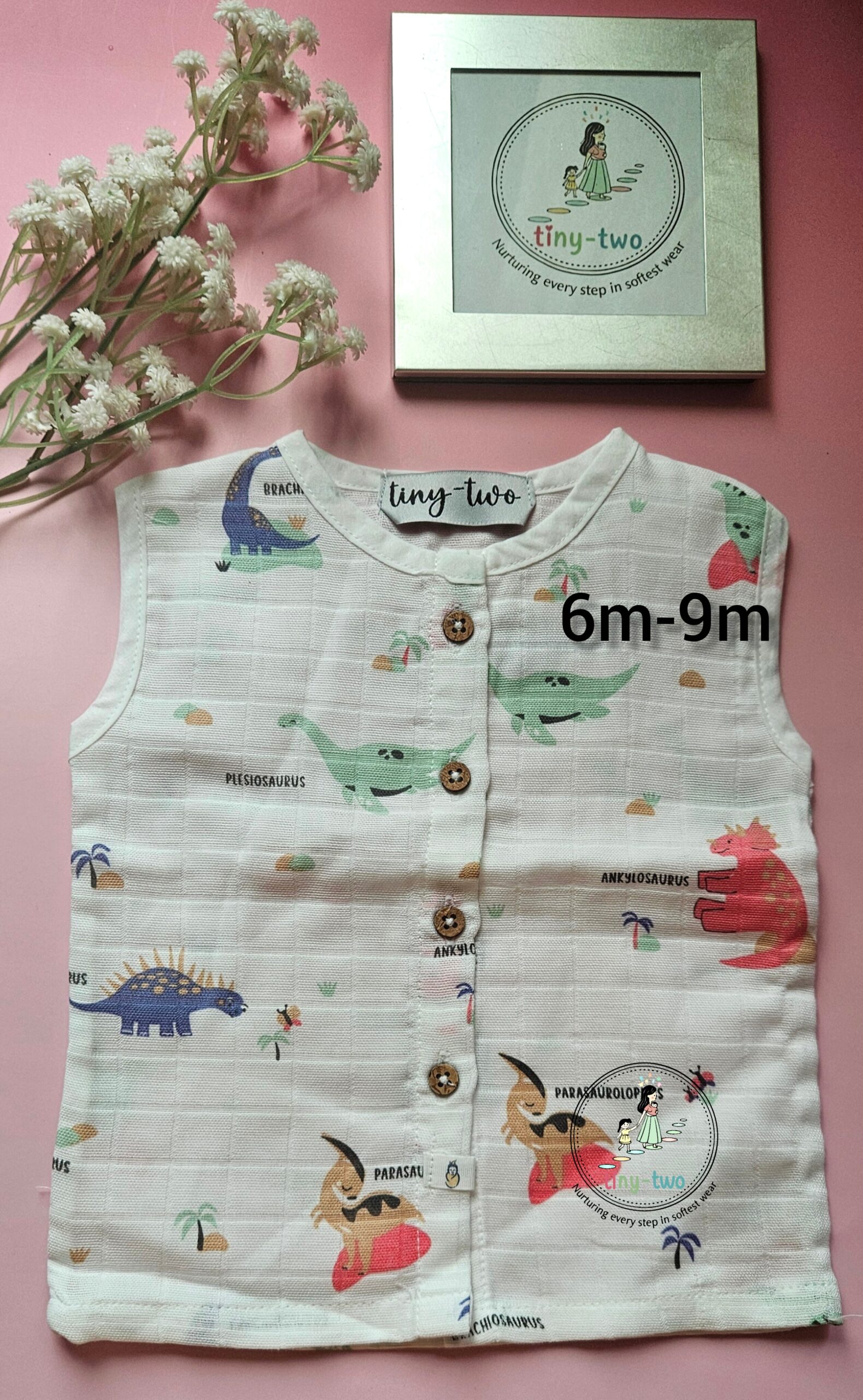 Premium Aero Muslin Jabla for Babies (6–9 Months)-3