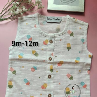 Premium Aero Muslin Jabla for Babies (9–12 Months)-2