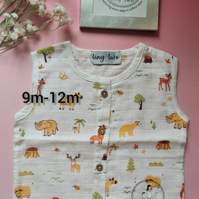 Premium Aero Muslin Jabla for Babies (9–12 Months)-3