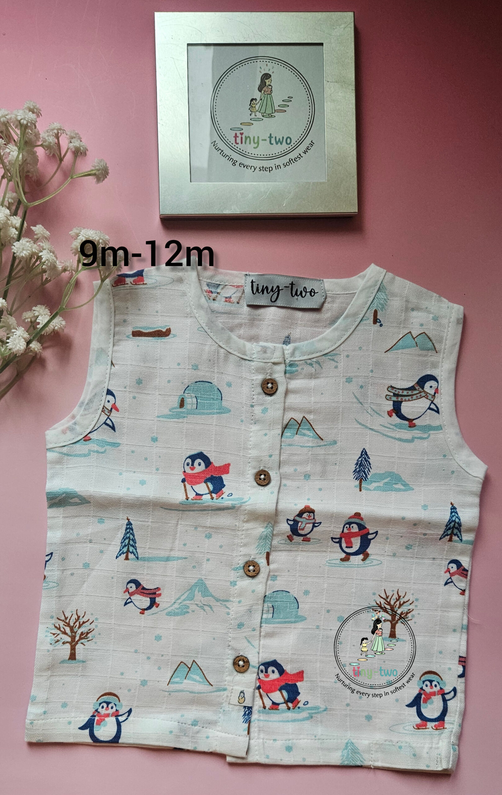Premium Aero Muslin Jabla for Babies (9–12 Months)-2