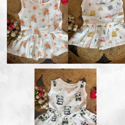 Combo Sets - Muslin Aero frocks - Set of 3